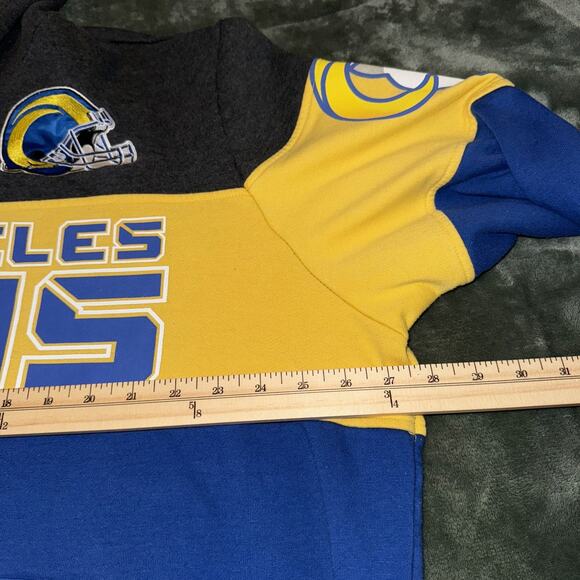Starter Los Angeles Rams Hoodie Men's 3XL Multi Cotton Long Sleeve Drawstring - Picture 5 of 10